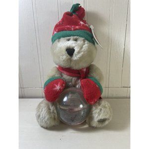 Starbucks Bearista Bear 2002 23rd Edition Christmas Snow Globe Plush with Tag